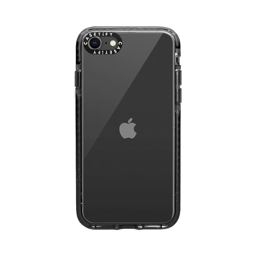 CASETiFY インパクトケース iPhone SE (2020/2022) - クリア ブラック