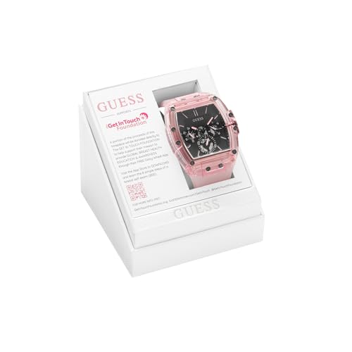 Image of Guess Men's GW0G Series| Analog Trend Watch| Polycarbonate Case| Silicone Bracelet | 50M Water Resistance