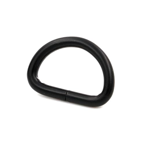 Wuuycoky, anello a D nero non saldato per