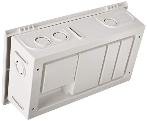 Leviton 47605-Mdu Mdu Compact Structured Media Enclosure With Cover, White 9.01 In #TOP1
