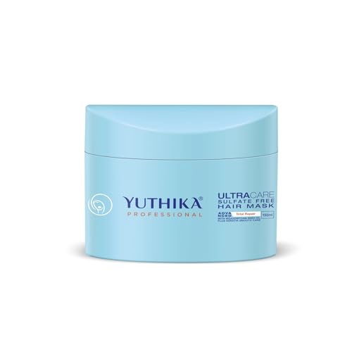 Image of Yuthika Professional Ultracare Sulfate Free Hair Mask For Women & Men (150 ml), Total Repair for Damaged, Dry & Frizzy Hair