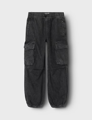 Parachute Jeans niños NAME IT NKMBEN vaqueros gris medio holgados pantalones infantiles 2
