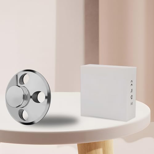 Stabilisateur de poids pour platine vinyle Audiophile – Support de poids de disque en aluminium avec rembourrage souple pour platine vinyle – Élimine les vibrations des disques vinyle (107 G, argenté) - Les Beatles, Paul McCartney, John Lennon, RIngo Starr, George Harrison Stabilisateur de poids pour platine vinyle Audiophile - Support de poids de disque en aluminium avec rembourrage souple pour platine vinyle - Élimine les vibrations des disques vinyle (107 G, argenté) – Image 8