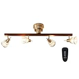 Ampoule シーリングライト 4灯 E17 バーライト アンティークゴールド Nqut ノクト