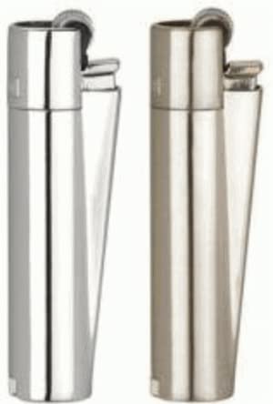 Spoken Gifts LTD - Personalised Silver Clipper Lighter Laser Engraved with Any Message Gift Ideas for Birthdays Weddings Christmas