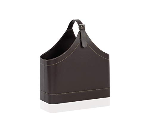 ANDREA HOUSE Revistero Efecto Piel Marron