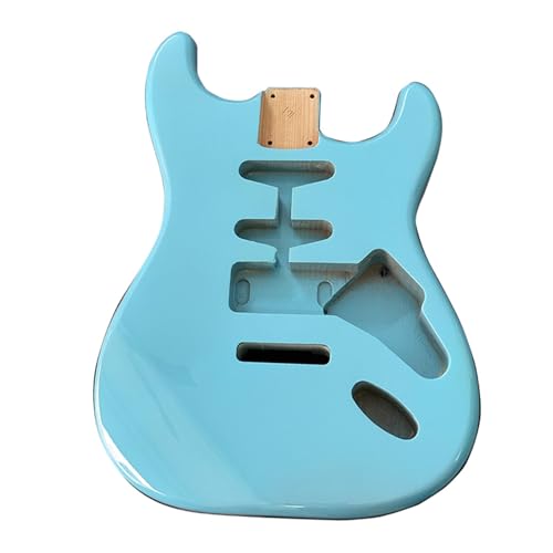 Unfinished Guitar Body Blue Lacquered Alder SSH Electric Guitar Body