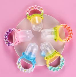 Image of Baby Teething Combo Pack for Newborn (5 Pack Teethers), Freezer Safe BPA Free, Infant and Toddlers Silicone Teether (5 Combo teether)