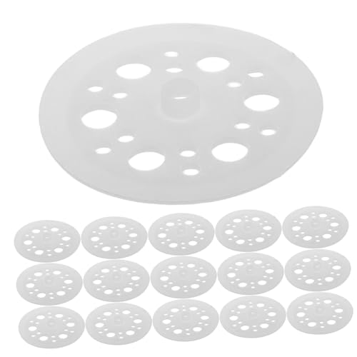 Rondelles plastique fixation panneaux mousse isolants vis plates polypropylène