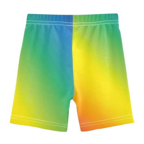 Under Dress Cartoon Cotton Girls' Biker Toddler 4t Little Girl Rainbow Color Blurred Lines Copy Spacebanner2