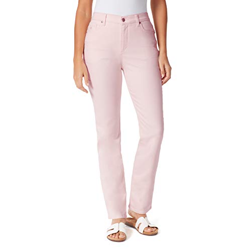 Gloria Vanderbilt Women s Amanda Classic High Rise Tapered Jean, Wispy Pink, 8 Short