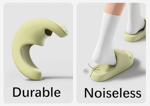 Lightweight Comfort sandals Slippers Ultimate Pillow House sandals for Women and Men,Shower Shoes Indoor Slides Bathroom Sandals, Thick Sole, Non-Slip4