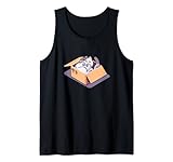 cat in a box | funny cat lover gift canotta