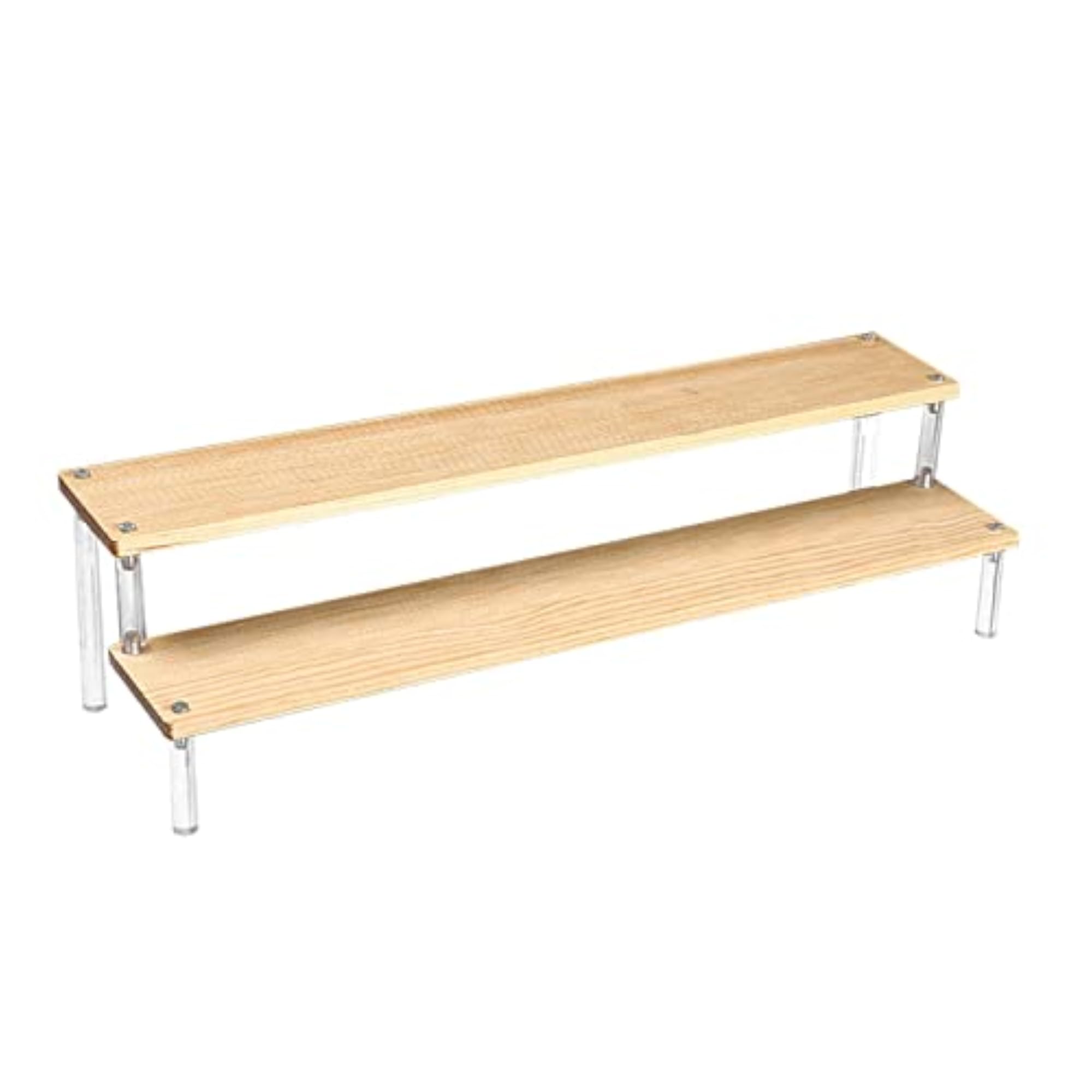Transparent Acrylic Display Riser Shelf Organizer