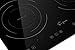 Empava IDC12B2 Horizontal Electric Stove Induction Cooktop with 2 Burners in Black Vitro Ceramic Smooth Surface Glass 120V, 12 Inch