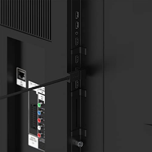 RedStar24 Wtyczka kątowa HDMI 90 stopni i 270 stopni adapter | gniazdo HDMI typu A i wtyczka | złącze HDMI | pozłacane styki | 4K Ultra HD UHD 3D Full HD 1080p HDR ARC | 2 sztuki