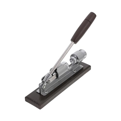 VERDANVERSE 重厚なナッツクラッカー 手動式クルミ割り器 ピーカン クルミ用オープナーツール 便利なベース エルゴハンドル付き 高耐久性 ヘビ