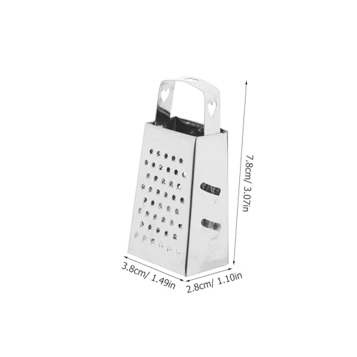 IMIKEYA 6pcs Mini Rallador de Acero Inoxidable miniatura 2