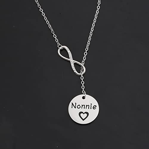Lywjyb Birdgot Best Nonnie Ever Gift Nonnie Bracelet Gift Best Nonnie Christmas Gift (Nonnie necklace)4