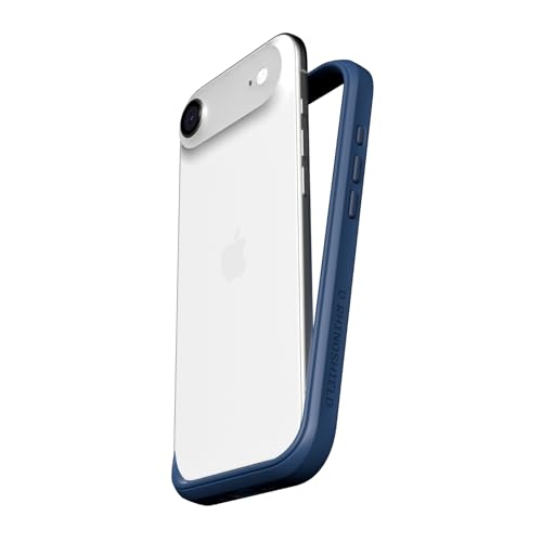 RHINOSHIELD ライノシールド iPhone Air対応 スマホケース | Mod NX - 背面プレートなしの2WAYバンパー保護ケース スリムデザイン 軍規格の落下保護 耐衝撃性 - ネイビーブルー