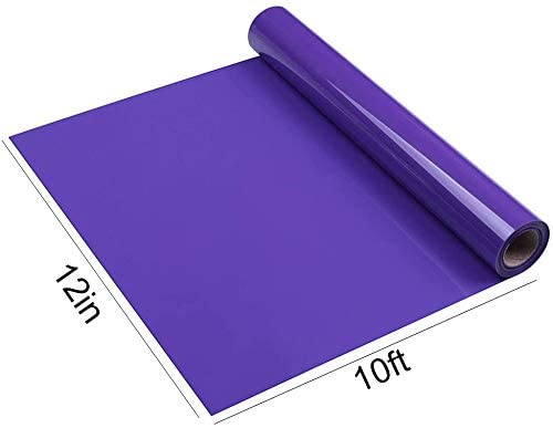 HIKENRI Purple Heat Transfer Vinyl Bundle 12" x 10 ft Rolls - Image 3