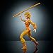 Masters of The Universe Origins & Thundercats Action Figure, Cheetara Toy, 1980s Crossover, 5.5-inch Posable with Removable Armor, Staff & Mini Comic