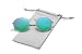LKEYE Small Unisex Classic Vintage Round Mirror Lens Polarized Sunglasses LK1702 3447