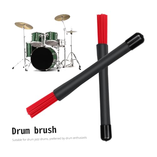 Levemolo Baquetas para Batería Rojas Jazz con Agarre Antideslizante Accesorios para Instrumentos de Percusión miniatura 5
