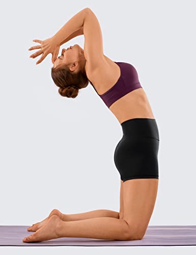 CRZ YOGA Women's Naked Feeling Biker Shorts - 3 Inches High Waisted Yoga Workout Running Spandex4