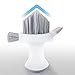 Grout and Corner Scrubber Brush with Scraper Tool 4-in-1, Stiff Bristles Crevice Floor Cleaner for Cleaning Bathroom Kitchen Wall Gap Cleaning Brush