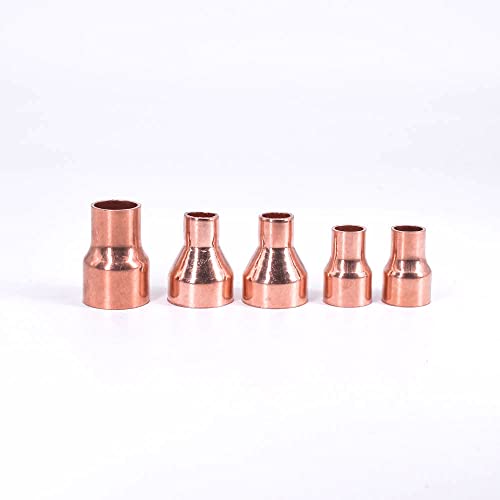 16mmX10mm Inner Diameter Copper End Feed Straight Reducing Coupling Plumbing Fitting Scoket Weld Water Gas Oil