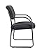 Boss Office Products Fabric Guest Chair in Black (B9521-BK)