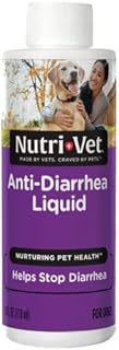 Nutri-Vet Anti-Diarrhea Liquid for Dogs | Helps Sooth Upset Stomach & Stop Diarrhea | Veterinarian Formulated | 4oz