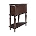 Coaster Home Furnishings - Brenda - Engineered Wood - 2-Doand Demilune Console Table with 38-Inch Tabletop, Open Shelf, and Tip-Over Restraint - Entryway, Living Room & Hallway - Brown 950059