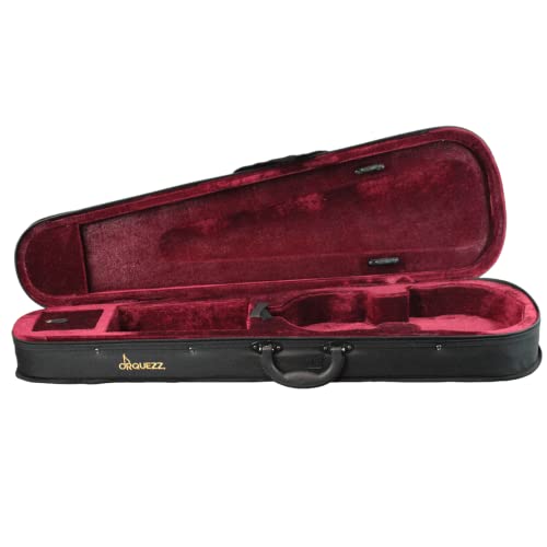 Estojo gota para violino 4/4 interior vinho