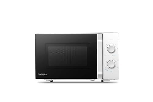 Toshiba MW2-MM20P(WH) Forno Four à micro-ondes 20 l 800 W 5 niveaux avec fonction de décongélation pratique, éclairage LED intérieur Blanc