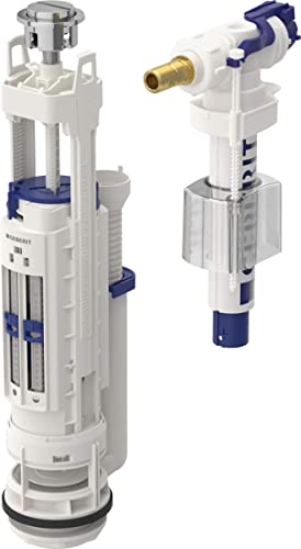 Geberit Mécanisme de chasse complet type 290-380 - rinçage double touche - alim latérale - 3/8 - 283.307.21.2'