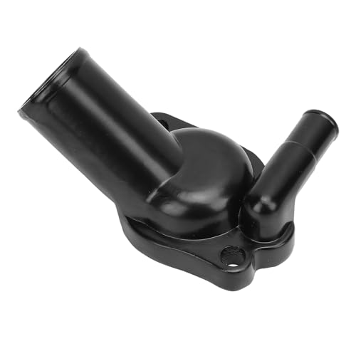 Alcanzamiento de Termostato de Cuello de Agua de Aluminio Negro Elegante para 253 304 308 V8 SALADA, con Pernos y Junta, OE: 9338762129280, Apto para HT HG HQ HJ HX, para LH LX