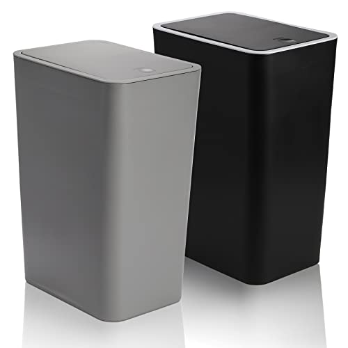 Caneca de basura rectangular 15 L x 2 unidades
