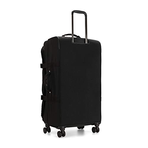 Kipling Women’s Spontaneous 31-Inch Softside Spinner Wheel Luggage, Integrated Tsa Accepted Lock, Black Noir, Checked-Large #TOP4