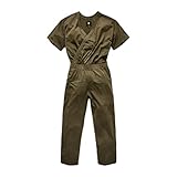 Elastische Taille G-STAR RAW Damen Bohdana Jumpsuit, Grün (shadow olive D21324-B771-B230), M
