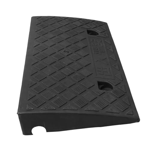 Rampa Umbral de Plástico para Vehículos 50x27x9cm Negra miniatura 1