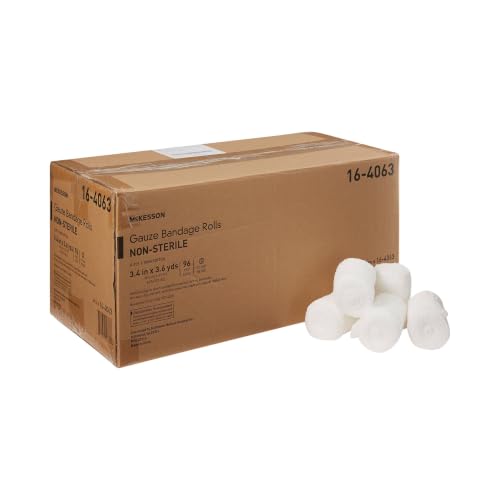 McKesson Gauze Bandage Rolls, Non-Sterile, 3 2/5 x 3 3/5 in, 96 ct miniatura 1