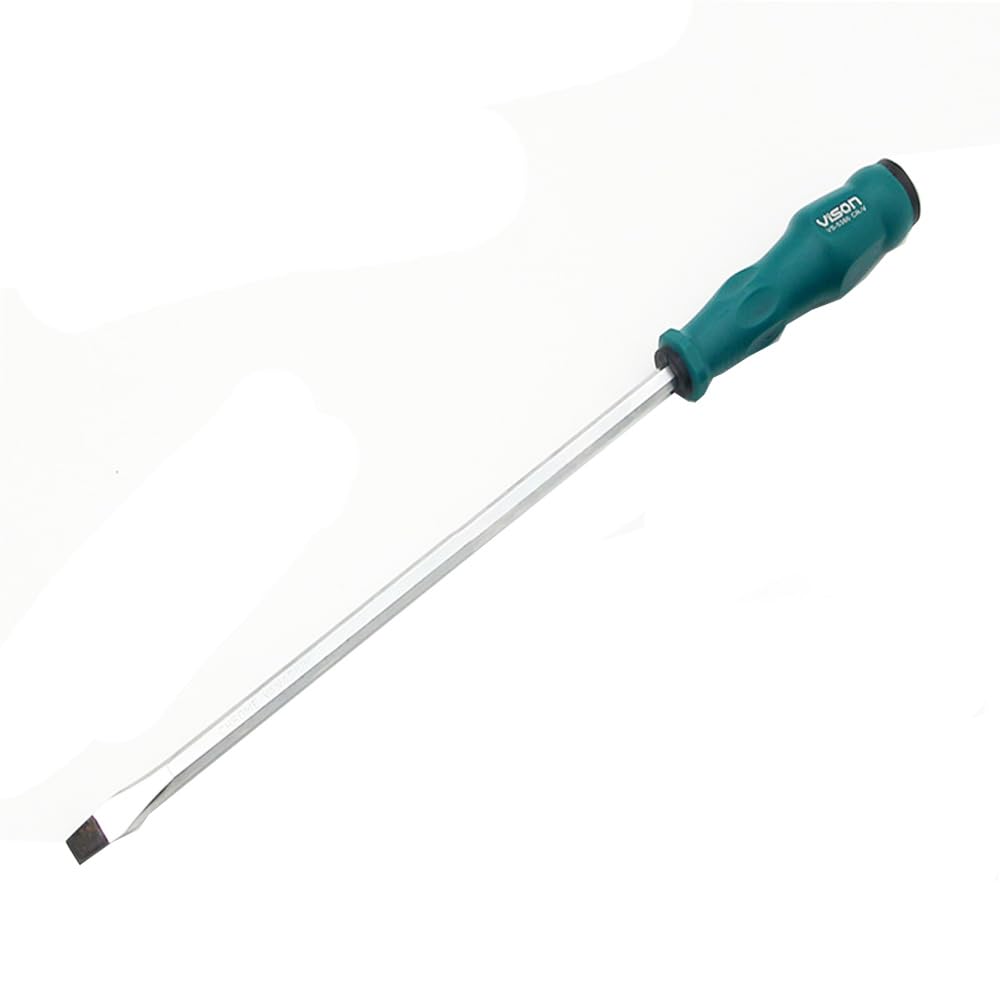 Fongmore Extra Long Total Length 14 Inches/360mm Cross Phillips Screwdriver Magnetic Demolition Screwdriver Shank S2 Steel With Ergonomic Handle (10 Inches, Phillips)