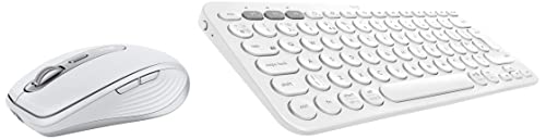 Image of Logitech MX Anywhere 3 for Mac Wireless, Ultrafast Scrolling, Any Surface, 4K DPI & K380 Wireless Multi-Device Bluetooth Keyboard for Windows, Apple iOS, Apple TV, Android or Chrome