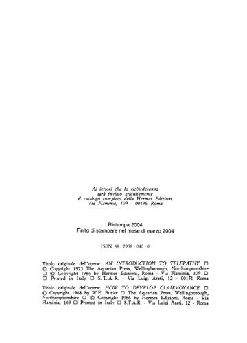 Telepatia e chiaroveggenza. i segreti della