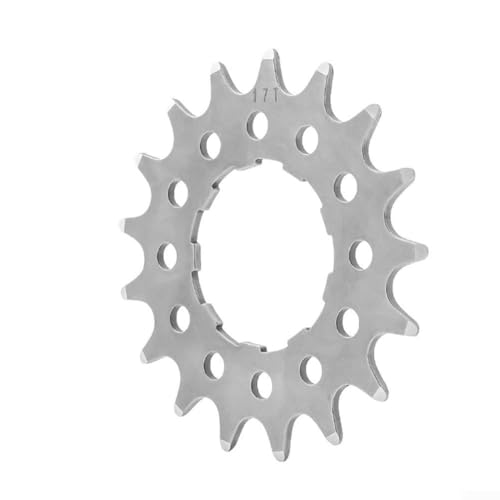 Pumixiy Mountain For Bike Singlespeed Umbau-Schwungrad, 13T-17T, Edelstahl, Ritzel für festen Gang, für Fahrrad, kompatibel mit Freilauf (17T)