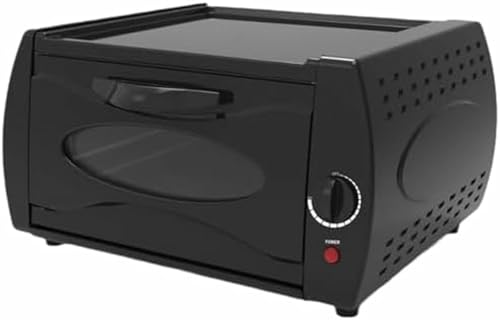 Mini horno eléctrico para pizza con protección contra sobrecalentamiento, 2100 W, control preciso de temperatura para cocinar en interiores