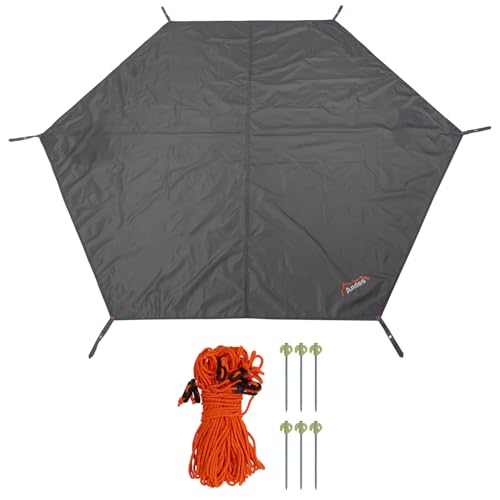 Andes Waterproof Camping Tent/Awning Groundsheet, Outdoor Multi Purpose Tarpaulin with Pegs & Carry Bag