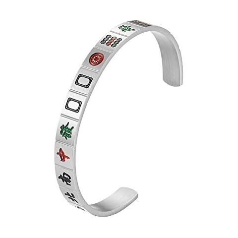 INRENG Titanium Steel Mahjong Bracelet Cover